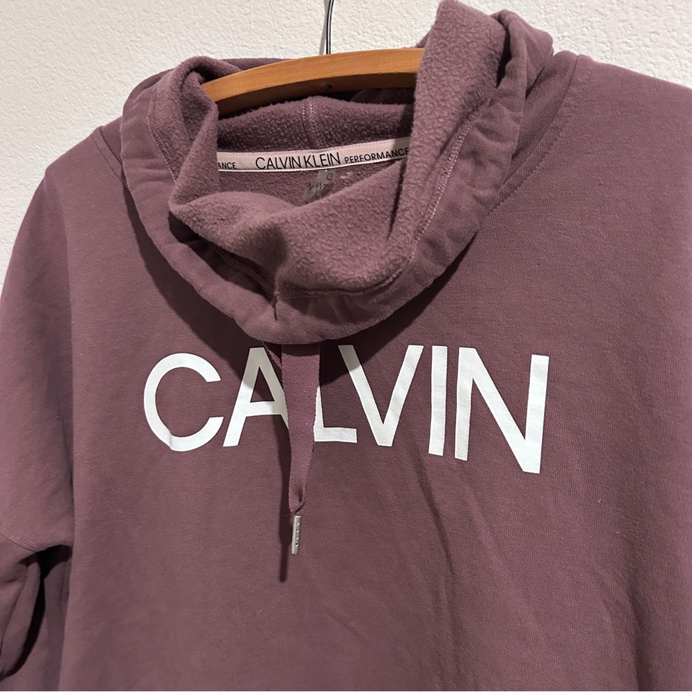 Calvin Klein Performance Funnel Neck Sweatshirt Women’s Large - Picture 4 of 8